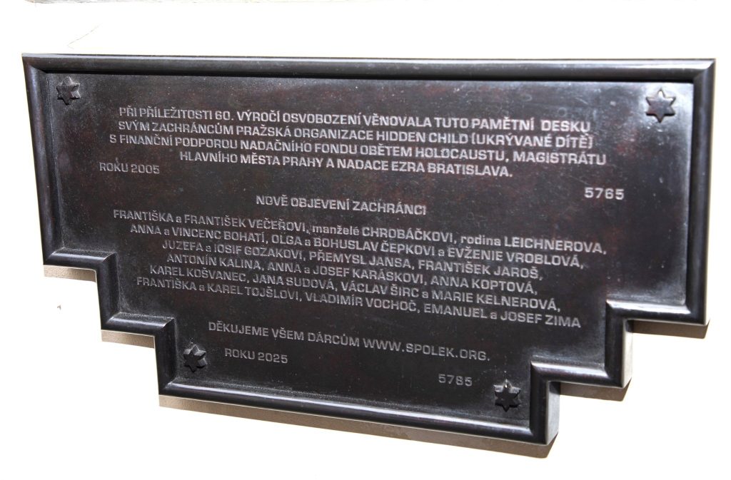 Pamětní deska Spravedlivý mezi národy